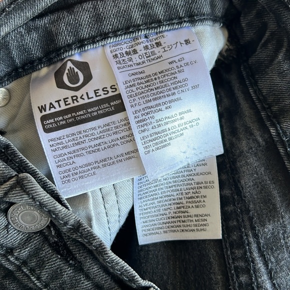 Black Levi’s jeans Levi 514 Size W 32 L 32 straight leg boot cut freepeoplevibes - Picture 7 of 8